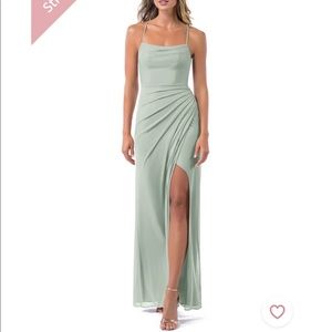 AZAZIE KALEA dress silver size 6